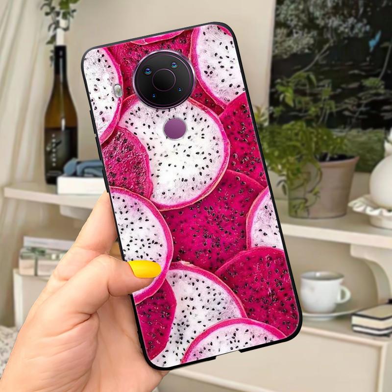 For Nokia 5.4 Case Soft Black Silicone Phone Back Cover For Nokia 5.4 Case Nokia5.4 TA-1333 TA-1340 TA-1337 TA-1328 TA-1325 Cat
