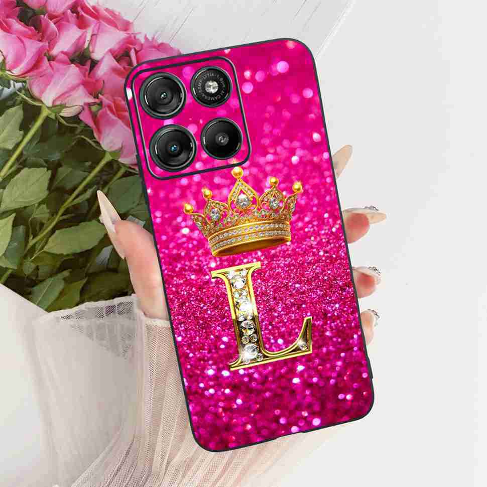 For Motorola Moto G67 Power Case Couple 26 Letters Cover Soft Silicone Phone Cases For Moto G 67 G67 Power Bumper