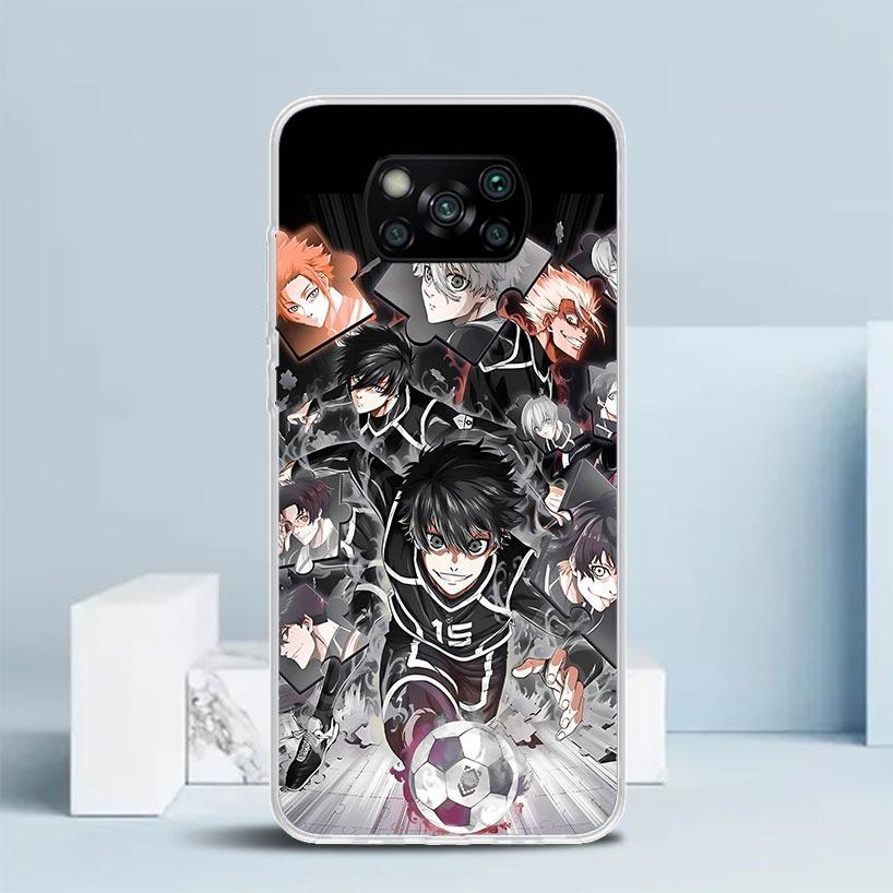 

Blue Lock Football Anime Soft Cover for Xiaomi Poco F7 Ultra X7 X6 X5 Pro M7 Phone Case Redmi 15 15C 13 13C 12 12C 10 10C Print Redmi 10