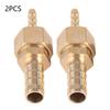 2 Stück 46mm Messing Fitting Schlauchstutzen Reduzierstück Reduzierstopfen Verbinder