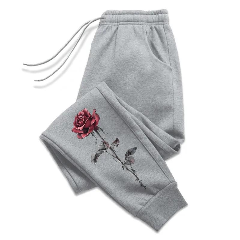 Fashion Womens Sweatpants Printing Casual Tracksuit Trousers Daily Sports Jogging Pants Versatile Street Pants Summer