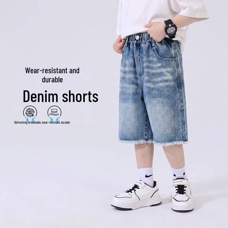 Kids Summer Denim Capri Shorts 150