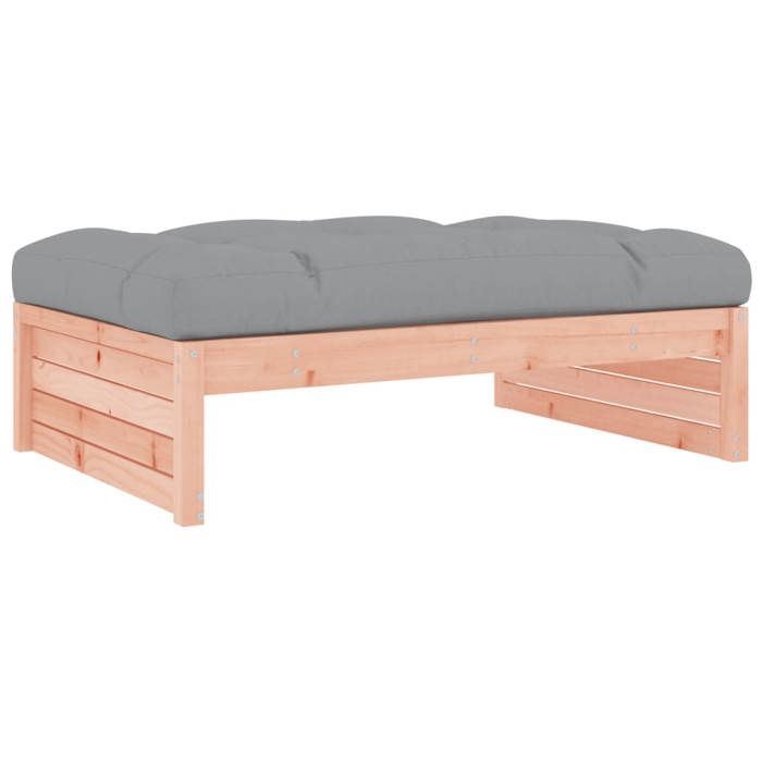 VidaXL Repose-pied de jardin 120x80 cm massif de douglas, tabouret, repose-pied ottoman, tabouret de jardin, pouf, 825770