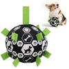 New Pet Bell Sound Toy Ball Dog Outdoor Interactive Training Play Football