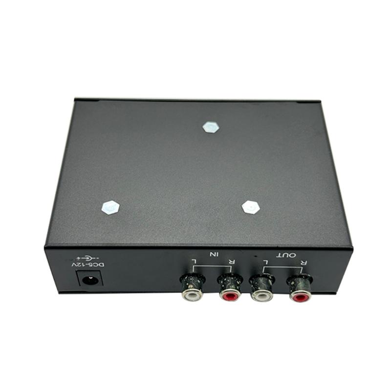 7 Band Digital Equalizer 3.5mm Jack Dual Channel Audio Headset Amplifier 12dB High Bass Adjustment for Mobile Phone