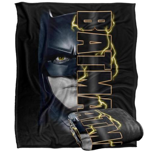 The Flash Headshot Batman Blanket