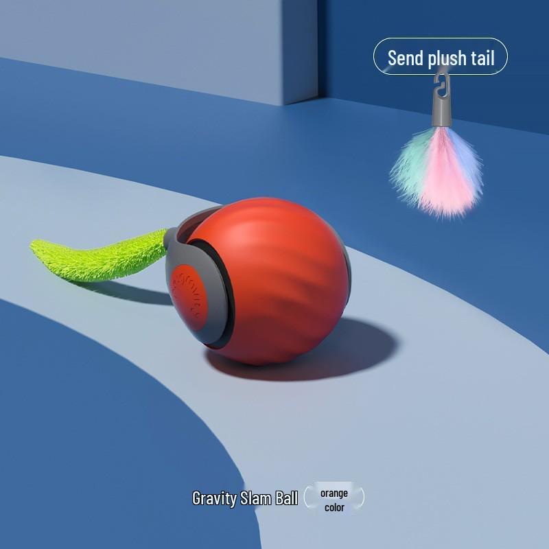 Electric Smart Cat Toy Ball: Self-Entertainment, Decompression, Teasing Stick - Pet Supplies