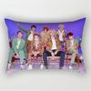 Bangtan Boys Kpop Bts Print Pillowcase Cover Bed Seat Square Pillow Home Cover