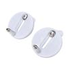 2 Pcs Toilet Seat Hinge Fixings Stainless Steel Toilet Seat Hinge Bolts Screws Kit Maintenance Accessories