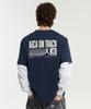 AECA Aeca On Track Half Sleeve Tee-Navy