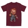 Unisex WoUnisex TShirt The Killer Doll Accessories Funny Cotton Short Sleeve Horror Chucky T Shirts O Neck Tops Plus Size