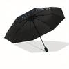 Celestial Moon Phase Astrology Chart Wall ArtUmbrella, Portable 3-Fold Compact Umbrella for Men & Women Gift