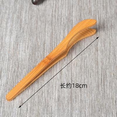 2ks 18cm Bambusové Dřevěné Dřevěné Jídlo Toast Salát Kleště Toustovač Slanina Cukr Ledový Čaj Kleště Čajové Klipy Čajové Nádobí Do Kuchyně