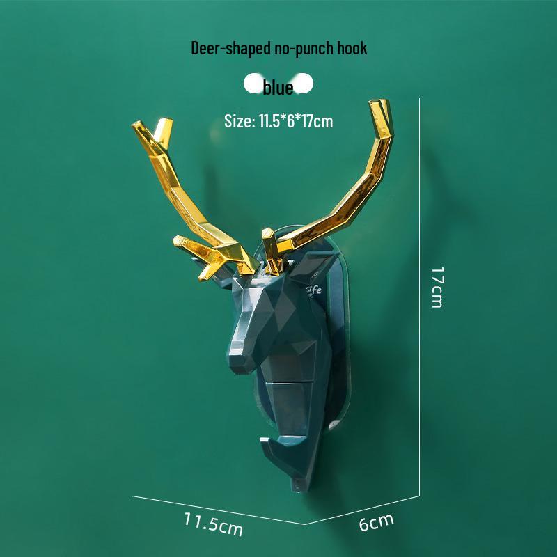 Lepidlový háček Antler bez vrtání: Beze stop Koupelnový, Kuchyňský a Dveřní Úložný Háček