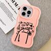 Soft Phone Cover Case for iPhone XR 13 8 16 Pro Max 17 Air 12 11 15 Plus 14 Interesting Cartoon