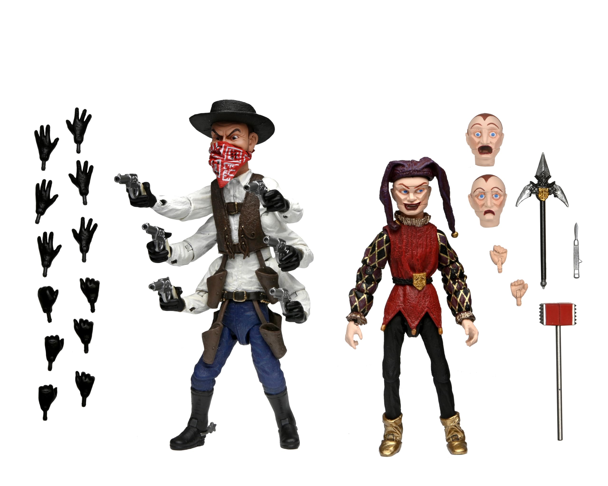 

NECA Puppet Master Ultimate Six Shooter Jester 2 Pack 7 дюймов - - &