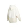 Vans Corduroy Solid Color Spliced Hooded Pullover Sweatshirt Women Tops Off-White VN0A5F6F3KS