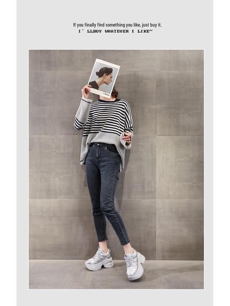 HC3559-2 Women's Petite Hidden Heel Dad Sneakers - Spring 2025 Collection
