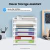 Office Paper Organiser for Desk Desktop File Holder Desk Letter Tray A4 Paper Holder Document Storage for Home Office School