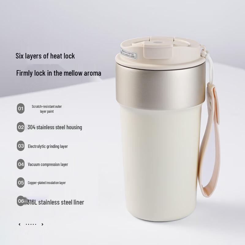 He Yu Xi 316 Stainless Steel Insulated Coffee Cup