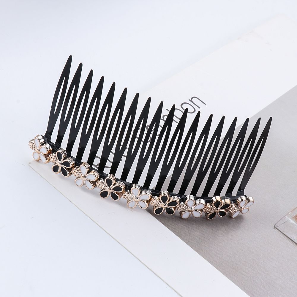 Fashion Hairband Hair Accessories Inserted Hair Comb Hair Clip Rhinestone Buttons Bangs Hairpins