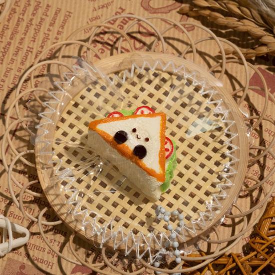 Stress Relief Food Squeeze Toy Slow Rising Simulated Cake Bread Sandwich Sensory Toy Simulated Dessert Pinch Fidget Toy
