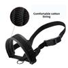 New Soft Nylon Dog Muzzle Adjustable Loop M/L/XL Pet Mouth Mask with Leash Ring Bite Prevention Pet Muzzle Behavior Train