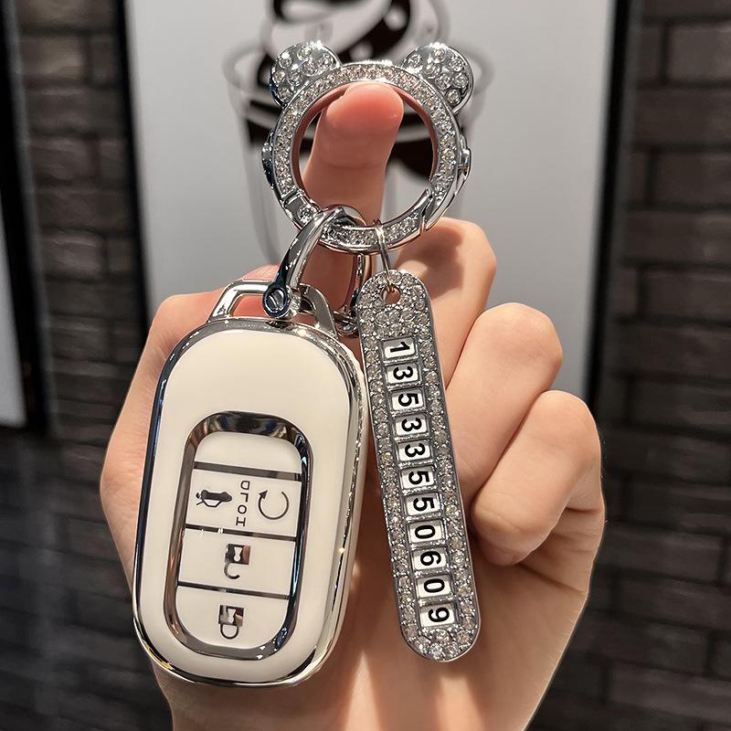 Suitable for HondaZRVKey cover23StyleCRVType GridXRVThe 11 Th Generation Civic Auto Key Shell