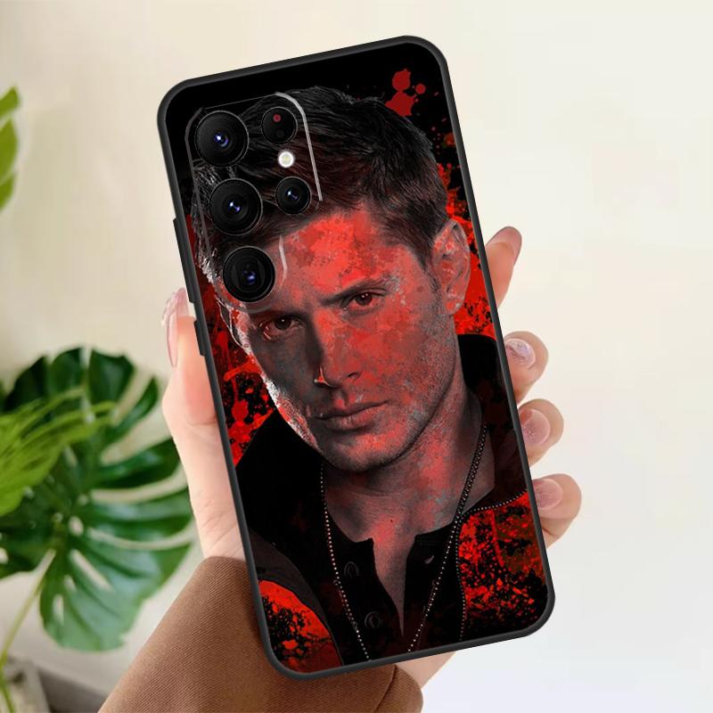 Supernatural Jensen Ackles Soft Case For Samsung Galaxy S25 S24 S23 S22 S21 Ultra S9 S10 Plus S23 FE S24 FE Phone Cover