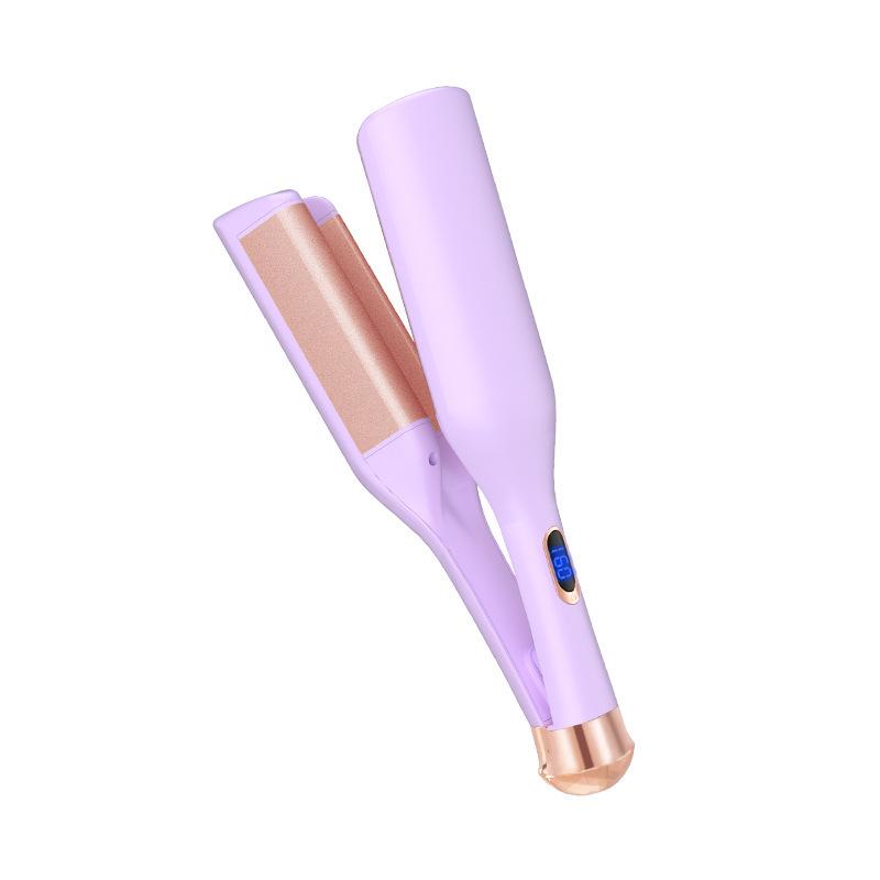 

Цифровая французская плойка 32 мм для создания крупных волн и глубоких V-образных локонов фиолетовый