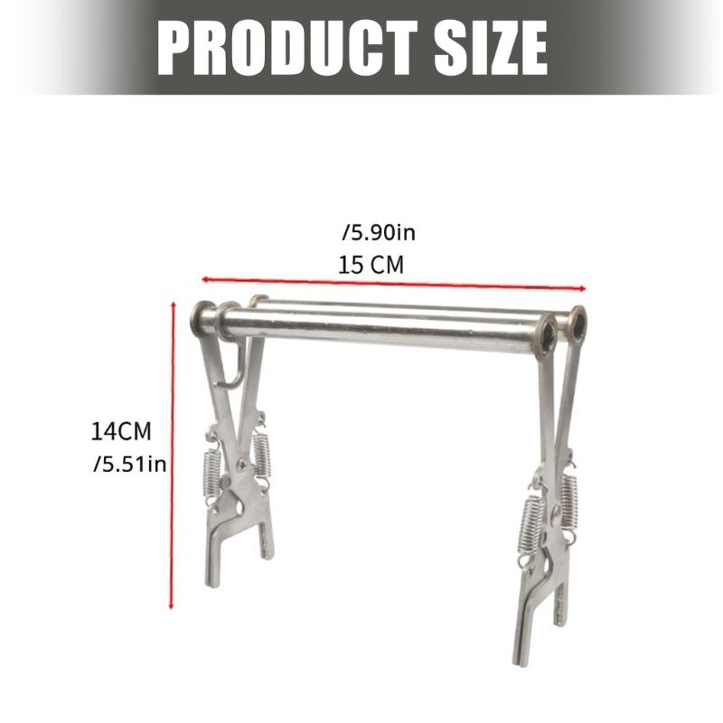 Multipurpose Frame Lifter Tool with Ergonomic Handle Metal Texture for Comfortable Frame Management In Apiary Tasks