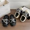 Black Thick-soled Cute Hole Shoes Women's Summer and Autumn New Outer Wear Heightened Non-slip Cool Slippers