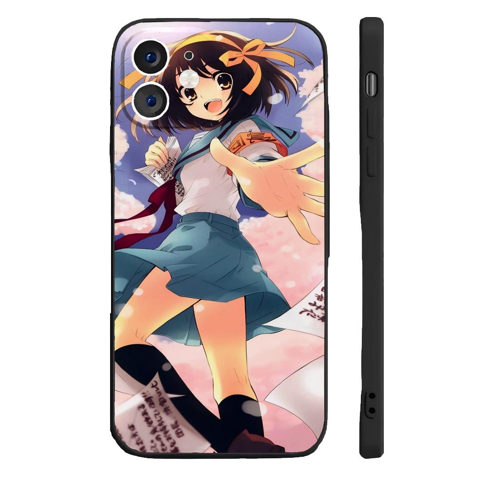 

Чехол для телефона Haruhi Suzumiya силиконовый мягкий для IPhone 16 15 14 13 12 11 Plus Pro Max Plus For IPHONE 16PROMAX