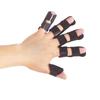 5 Pièces Homme&Femme Équipement de Protection Sportive Fixation de Doigt Pour Doigts Cassés/Redressement de Doigt/Gants de Support d'Articulation de Doigt