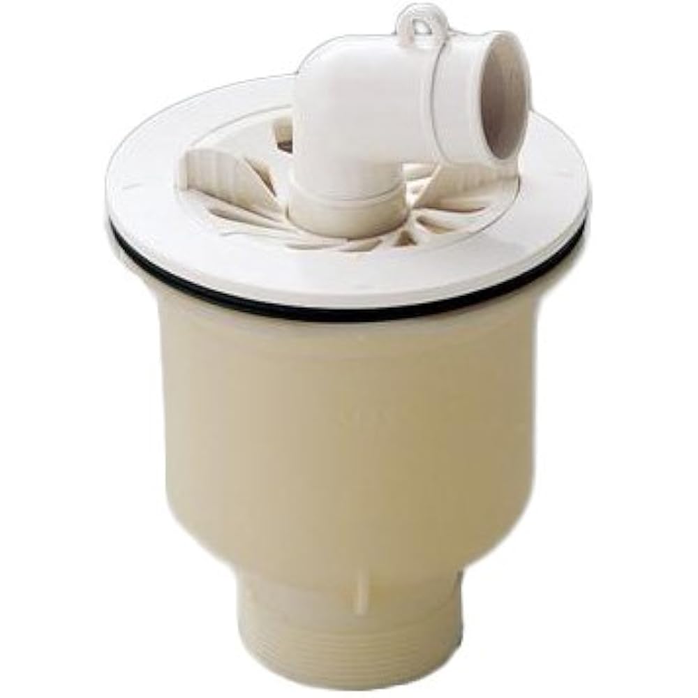 TOTO PJ2009NW Vertical Drainage Trap (Ivory) ABS Resin