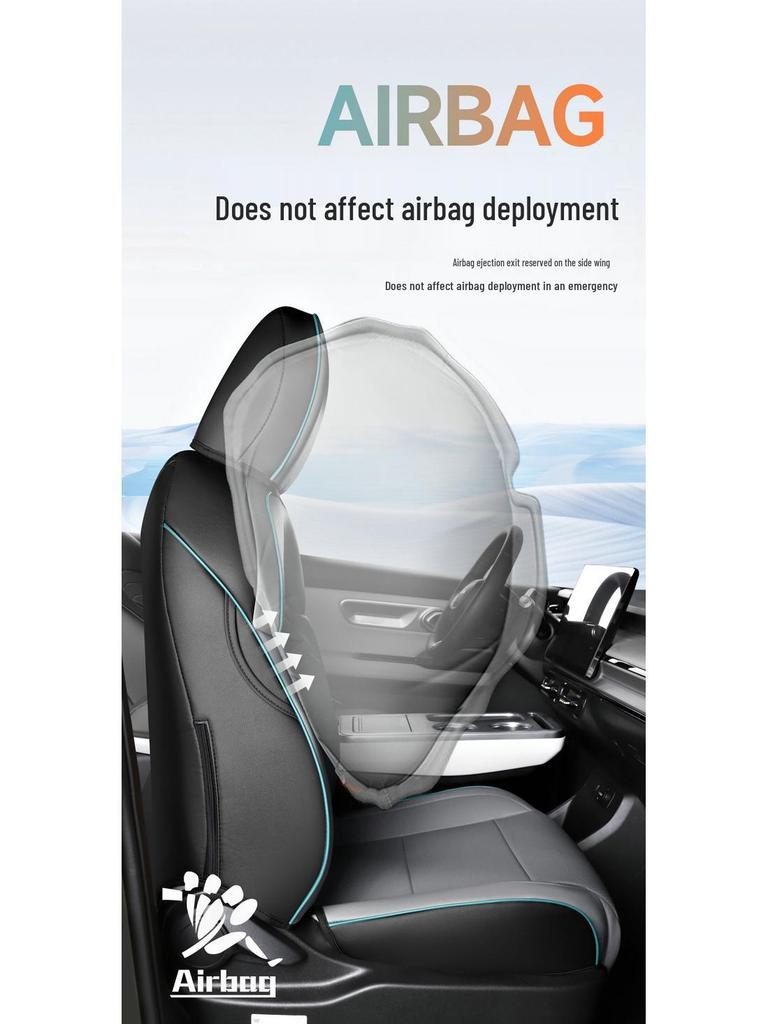 Aion Y Perforated Leather Car Seat Cushion - Universal, Four-Season, Five-Seater Model