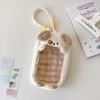 Cartoon Transparent Data Cable Storage Bag Portable Dustproof Doll Bag Pendant Doll Display Box