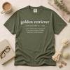 Golden Retriever Mom Definition Shirt, Funny Dog Mom Tee, Comfort Colors 1717, Golden Retriever Mom Gift