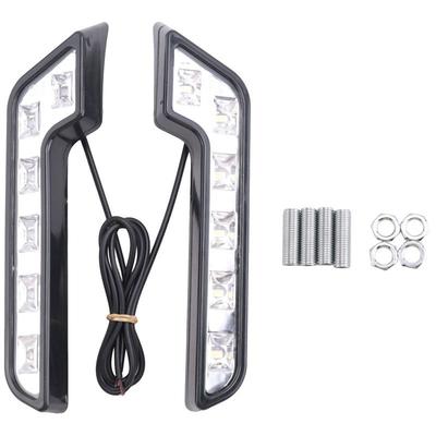 Powerful 2X 12V Super Bright DRL LED Daytime Running Lights For Cars Auto Waterproof LED Driving Lights Fog Lamps Car Styling