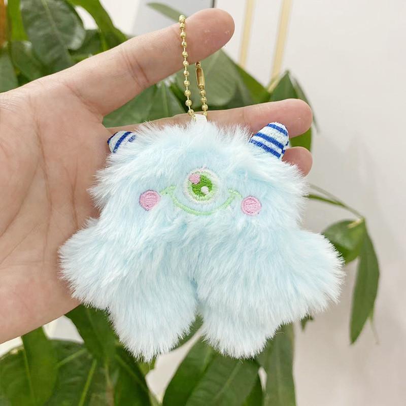 Cotton Pp Soft Filled Monster Keychain Doll Plush Toy In Various Colors For Gifts