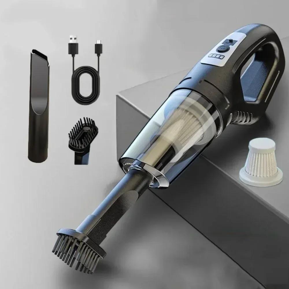 Vacuum Cleaner Home 120W Portable USB Charging Household Office Pet Hair Cleaner Powerful Handheld Cordless Suction Auto Vacuum