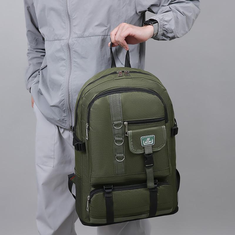 Large Capacity Backpack Men's Outdoor Sports Mountaineering Bag Lightweight Multifunctional Travel Backpack
