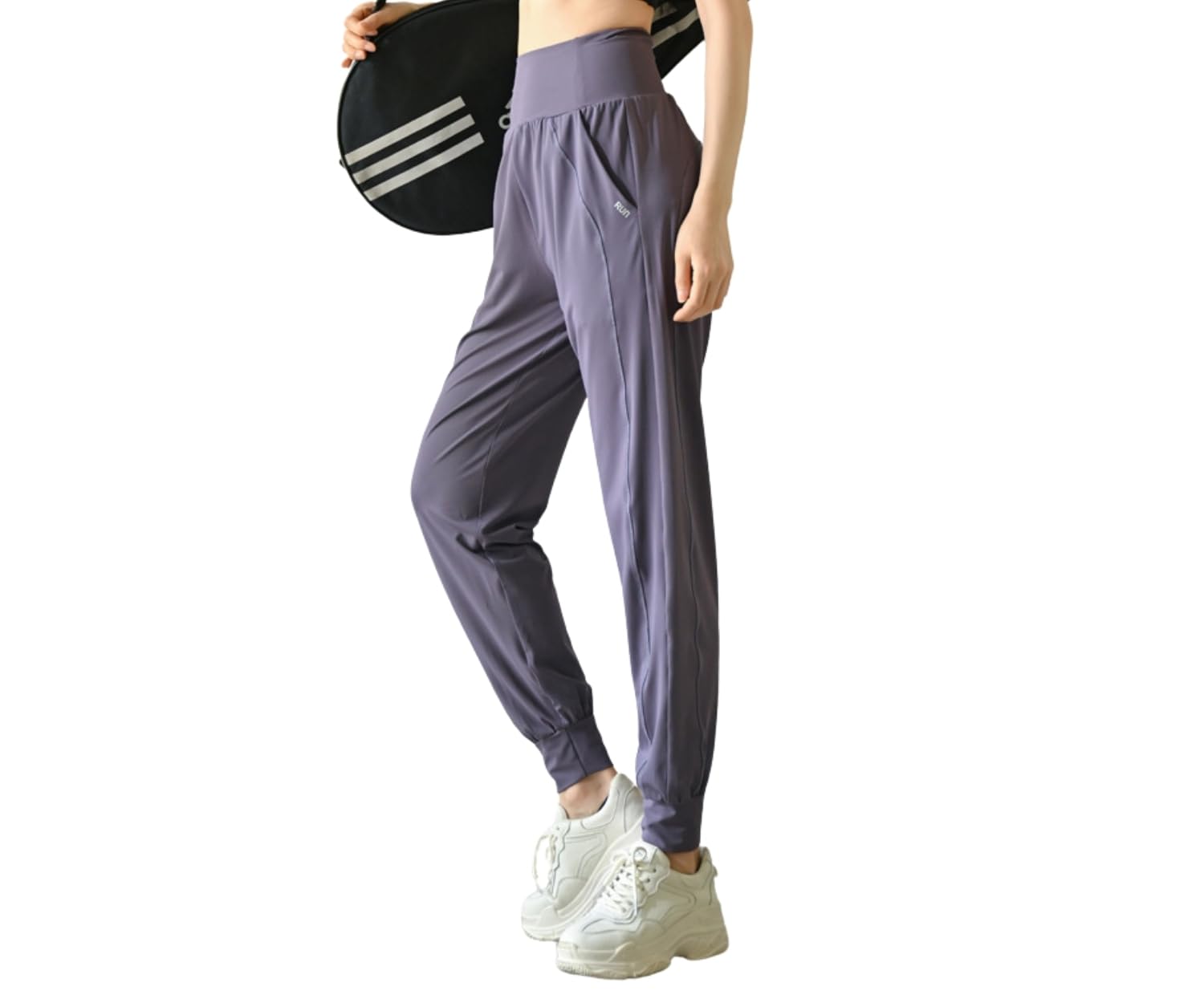 

Skyria Джоггеры для тренировок и спортивная одежда для и и Красивые женские брюки, Брюки, Домашняя одежда, Для упражнений, Активная одежда. Быстросохнущие ноги. (JP, Алфавит, фиолетовый