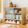 Dustproof Cup Storage Cabinet with Glass Door