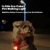 1pc Pet Luminous Pendant, Dog LED Walking Pet Cat Glowing Pendant Safety Luminous Collar Dog USB Rechargeable 3 Modes Flashlight