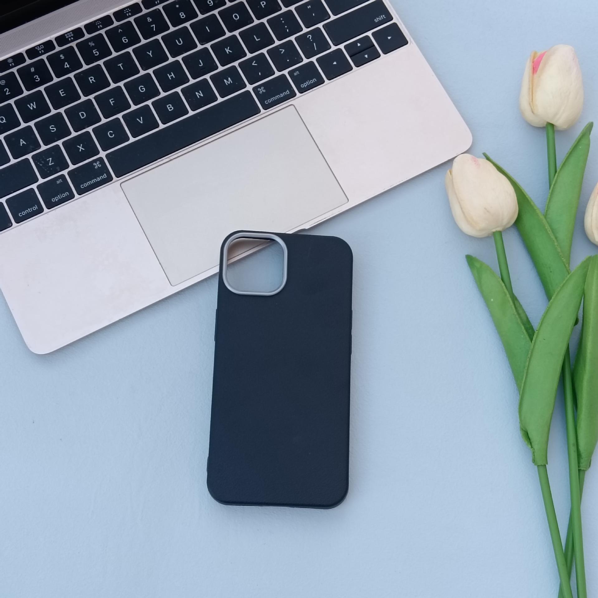 

Простой кожаный мягкий чехол для iPhone, высококачественный кожаный чехол, подходящий для Apple 16, чехол для мобильного телефона 15, защитный чехол 14promax Apple 16