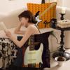 Cool F-Fender G-Guitar Cushion Cover Inches Farmhouse Decor Home Throw Pillow Covers For Couch Decorations