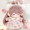 Cat Ear 10cm Cotton Doll Clothes Cute Dress Doll Dress Up Set Doll Clothes Outfit  Children's Gift