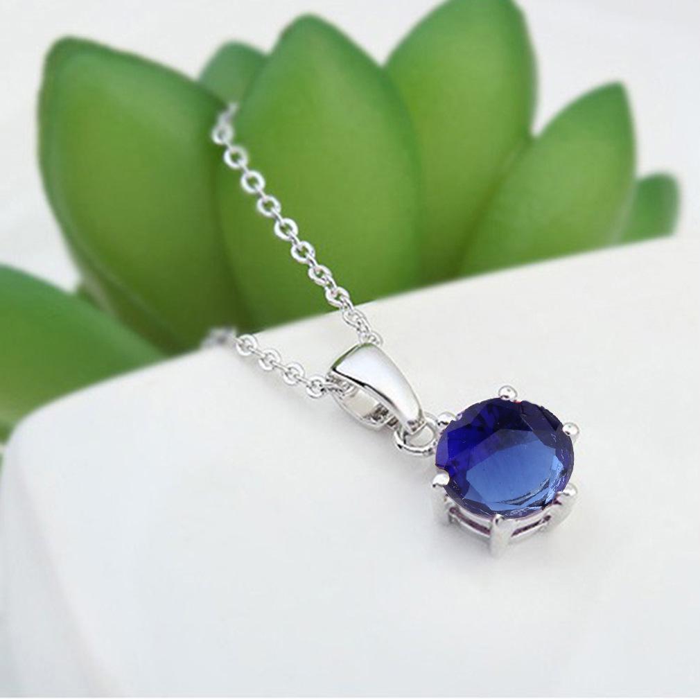 Korean Fashion Mini Zircon Pendant Earrings Set