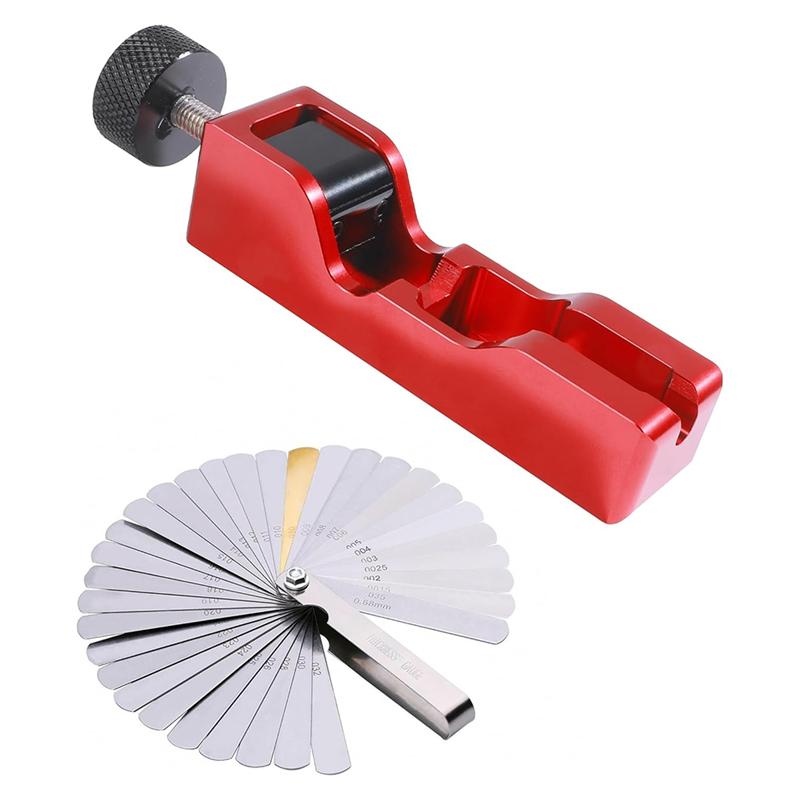ABBP-Spark Plug Tool,Car Tool Spark Plug Gapping Tool With 32 Blade Steel Feeler Gauge Car Accessories Spark Plug Gapper